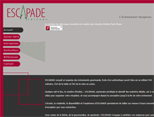 Tablet Screenshot of escapade-traiteur.com